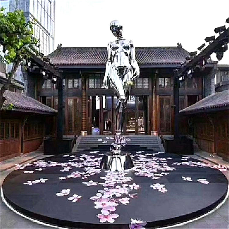 不锈钢镂空玲珑球雕塑室外公园酒店大型发光景观装饰雕塑