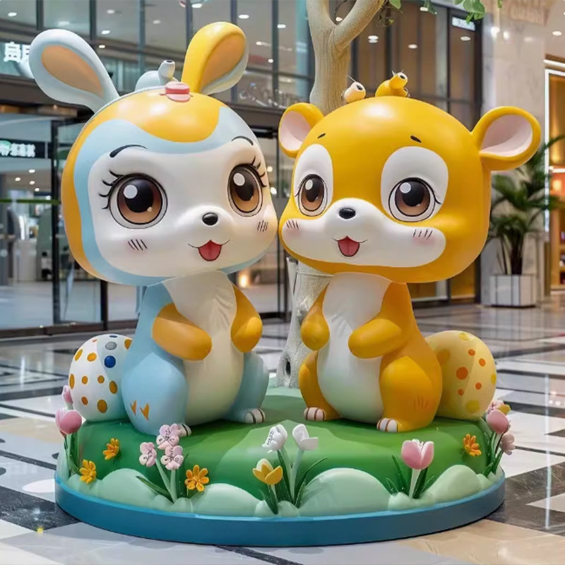 来图定制玻璃钢球形雕塑高尔夫球放大雕塑摆件