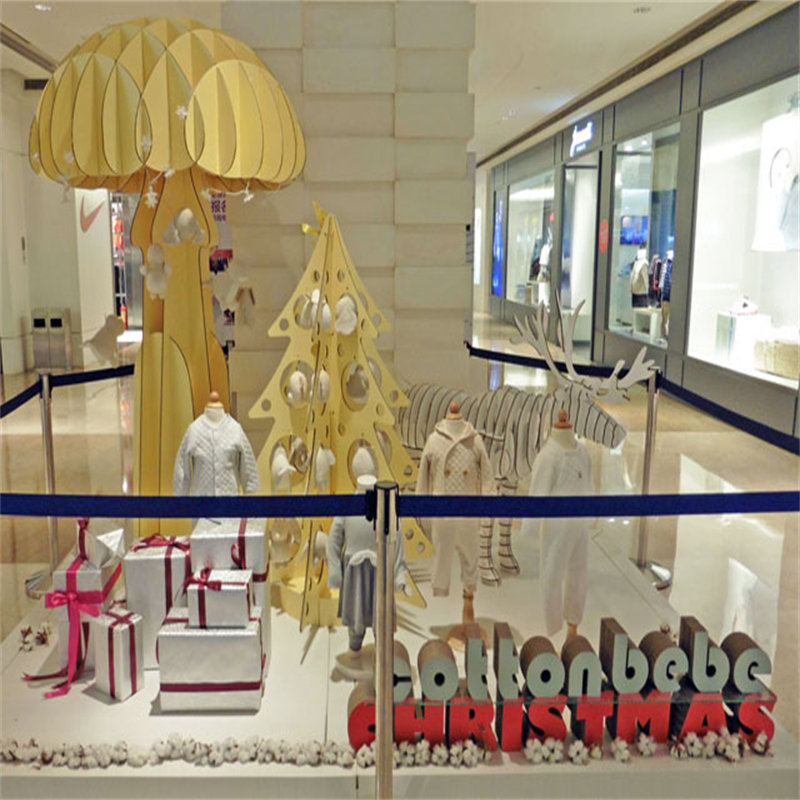 现货玻璃钢大口形花盆阔口方形花器商场酒店美陈花盆装饰雕塑